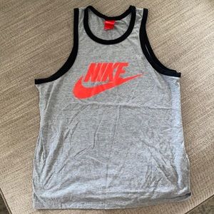 Nike cotton razor back tank top
